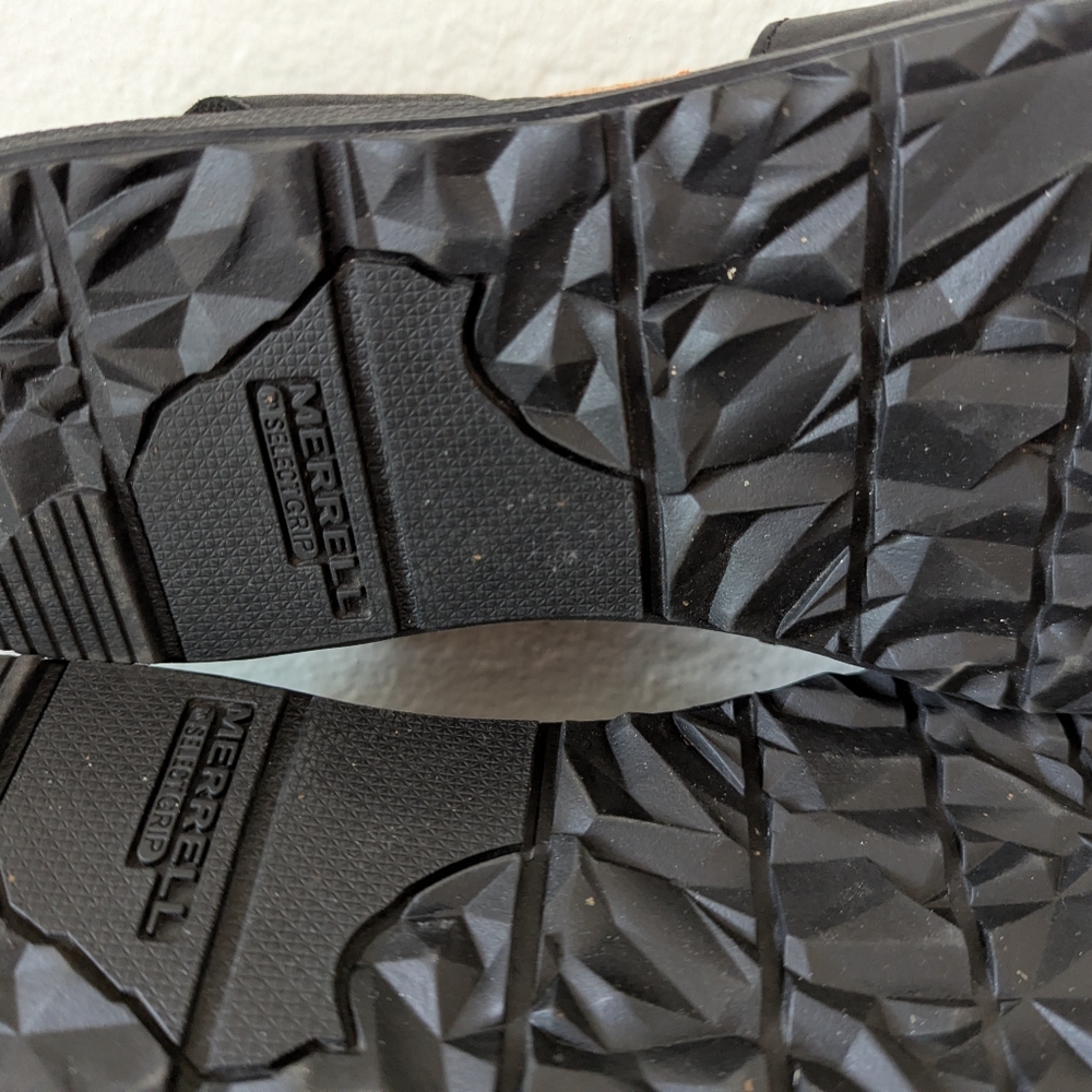 LIKE NEW Merrell Women's Size 9 Napa Valley Sling Back Leather Sandals Black - Picture 11 of 11